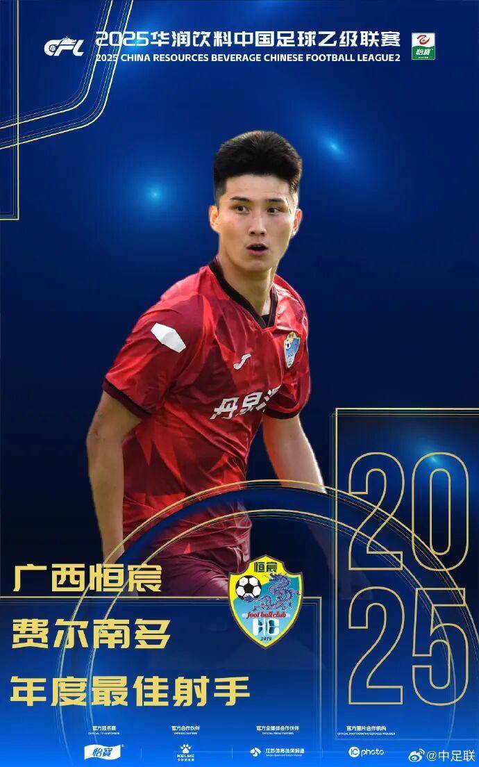 查尔顿 vs 西布朗
_2025中国足球职业联赛颁奖：瓦科斩中超最佳球员